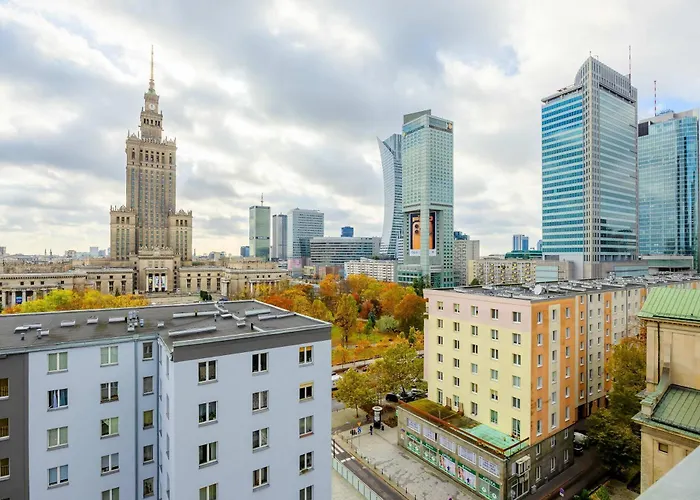 A Unique With A Beautiful View Of The Palace Of Culture And Science By Renters Apartment *